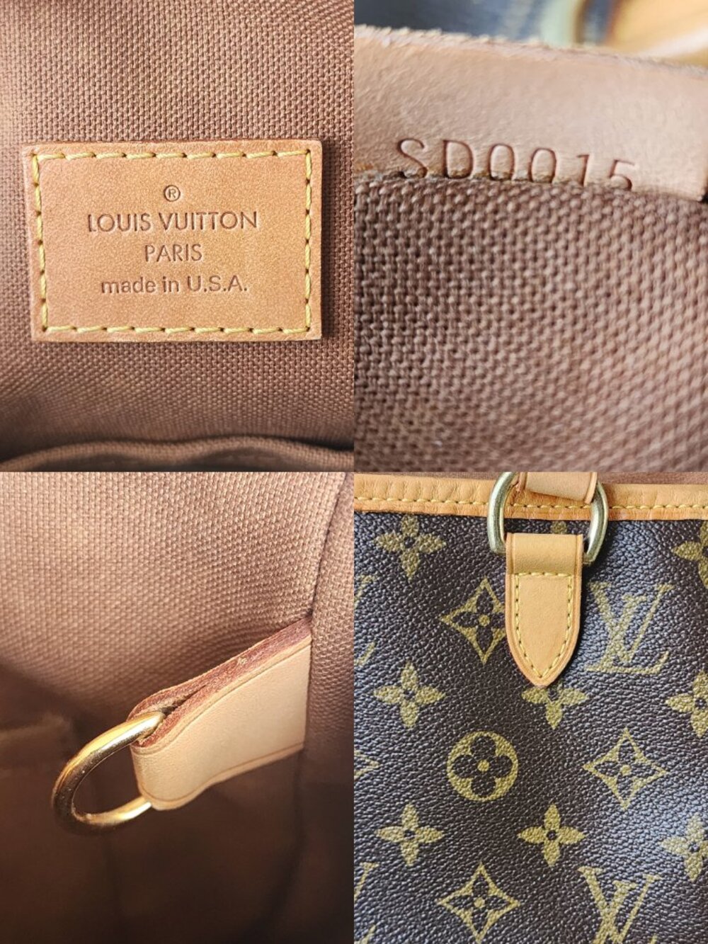 Louis Vuitton Batignolles Vertical PM Bucket Monogram Top Handle Bag / Mini Tote - Picture 13 of 16